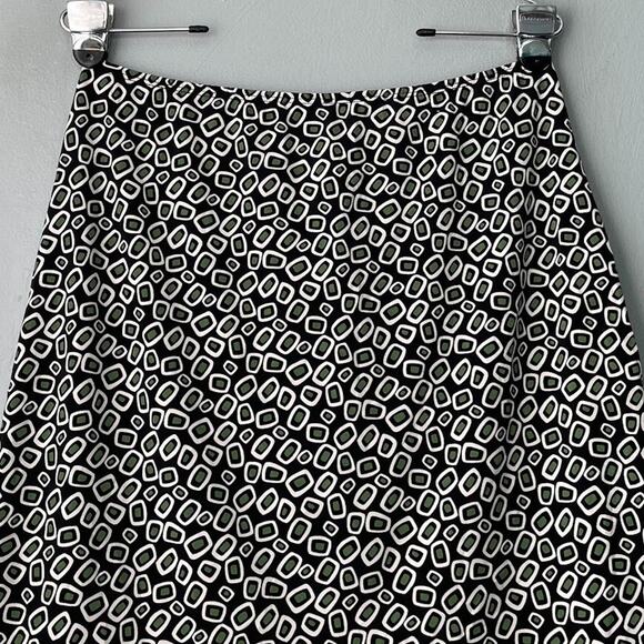 Julie Mitchell Urban Size Medium Pull on Geometric Abstract Artsy Knit Skirt Y2K - Picture 4 of 12